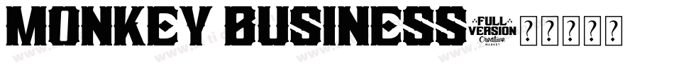 Monkey Business字体转换